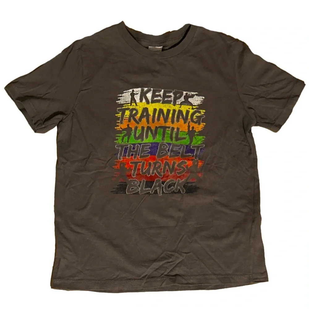 Youth Gray Short Sleeve Tee Small 8